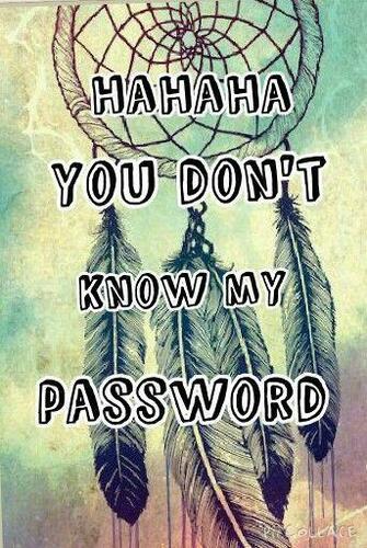 Hahaha You Don T Know My Password Phone Wallpaper