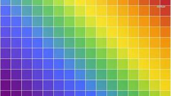 Rainbow Squares Wallpaper Abstract