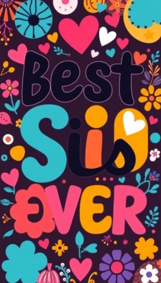 Best Sis Ever Wallpaper