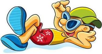 Funny Cartoon Image Of Boys Vector