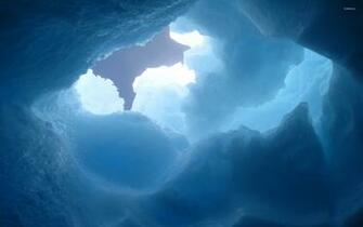 Ice Cave Wallpaper Nature