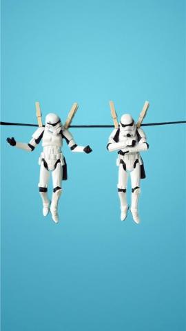 Stormtrooper Funny 4k iPhone Wallpaper