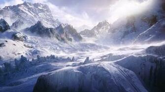 Mountains Nature Wallpaper Snow
