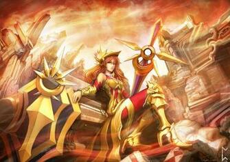 Leona Fan Art League Of Legends Wallpaper