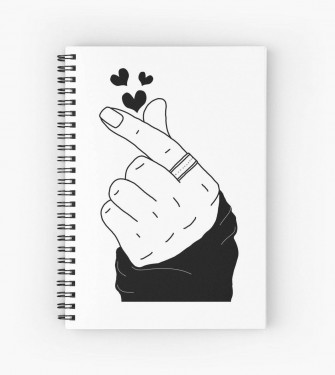 Korean Finger Heart Wallpaper