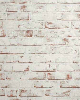 As Creation Distressed Brick Effect Red White Wallpaper