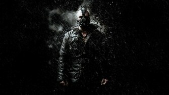 Artistic Dark Knight Rises Bane Batman Wallpaper