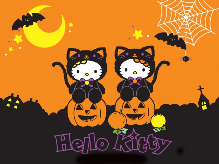 Thanksgiving Wallpaper Empressgirliephotos Hello Kitty Halloween