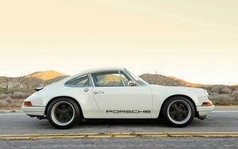 White Singer Porsche Side Static Desktop Pc And Mac Wallpaper
