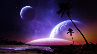 Fantasy Planets Wallpaper