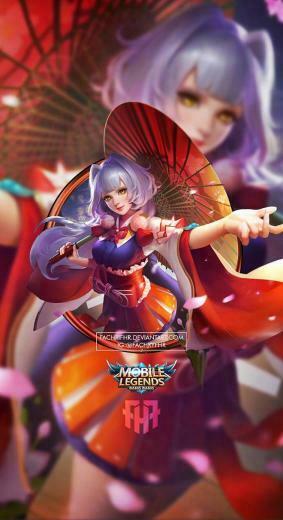Wallpaper Phone Kagura Cherry Witch By Fachrifhr Ml Mobile