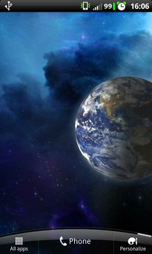3d Earth And Moon Lwp