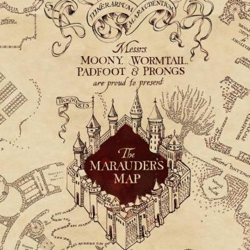 Marauder S Map Phone Wallpaper Downoadable Minalima