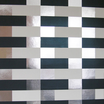Navy And Silver Wallpaper Block White Erica Wakerly