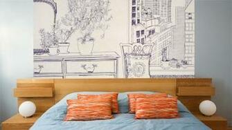 White Rental Walls Via Nate Berkus Fabric Wall Art