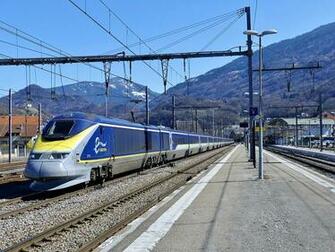 File Eurostar D Hiver En Stationnement Albertville Jpg