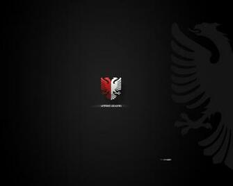 Albanian Red White Eagle Wallpaper