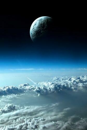 Space Scene 3d Desktop HD Wallpaper iPhone
