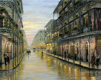 Impressionistic Oil Painting Wallpaper Wallcoo Net