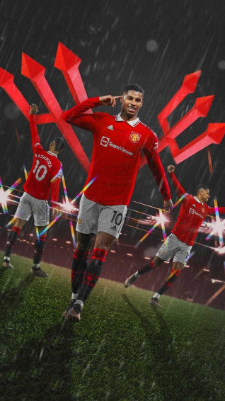 Rashford Celebration Wallpaper Discover More Football Man Utd
