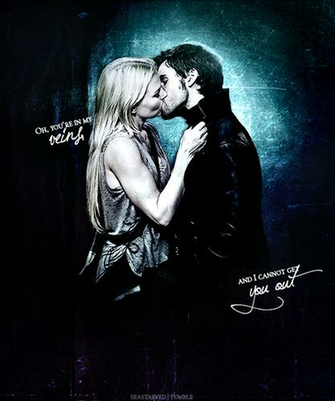Once Upon A Time Image Emma And Hook Wallpaper