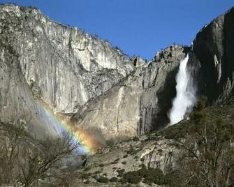 Upper Yosemite Falls Pixels Wallpaper Tagged Landscape