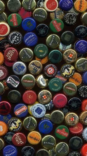 Wallpaper Beer Papel De Parede Android Tampas Cerveja