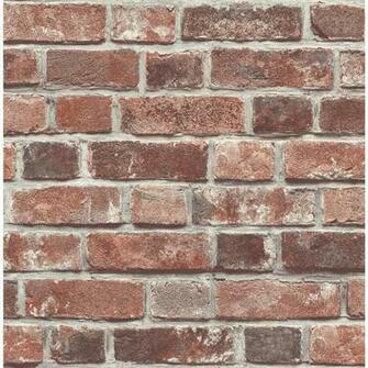 Nextwall Distressed Red Brick Peel And Stick Wallpaper Nw31700