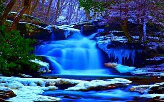 Cascadas De Invierno Wallpaper