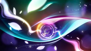 Digital Abstract Eye Wallpaper HD