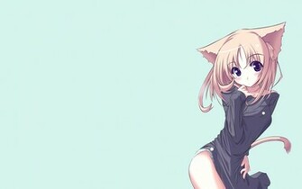 Anime Cat Girl Cute Wallpaper