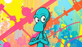 Handsome Squidward Wallpaper