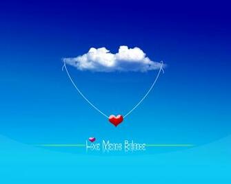 Blue Love In The Sky Wallpaper Skies