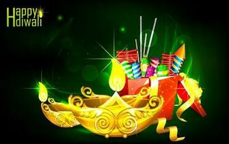 Happy Diwali Fireworks And Crackers HD Wallpaper