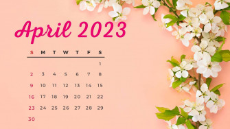 April Calendar Wallpaper