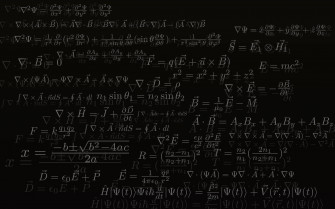 Black And White Theoretical Physics Formulas Wallpaper