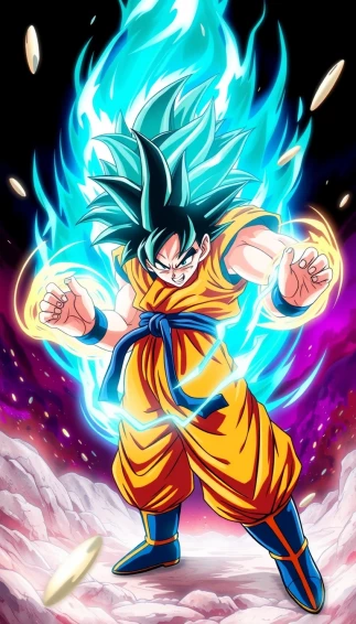 Goku Kaioken Mobile Wallpaper