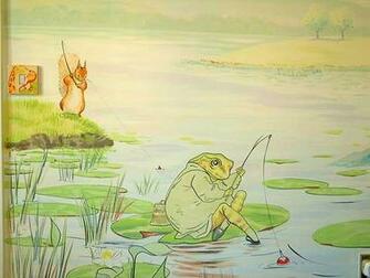 Beatrix Potter Style Mural