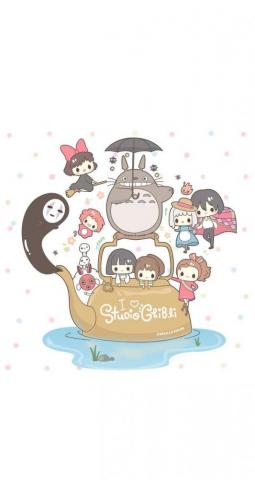 Studio Ghibli Totoro And Anime Image Studios Cute