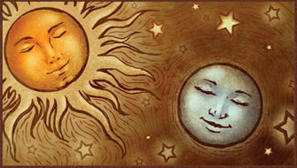 Wedding Invitation The Sun And Moon By Madame Dei