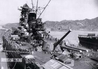 Yamato Battleship Under Construction Jpg