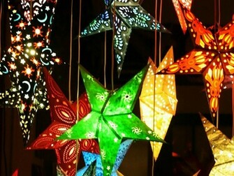 Christmas Star Wallpaper Which Is Under The
