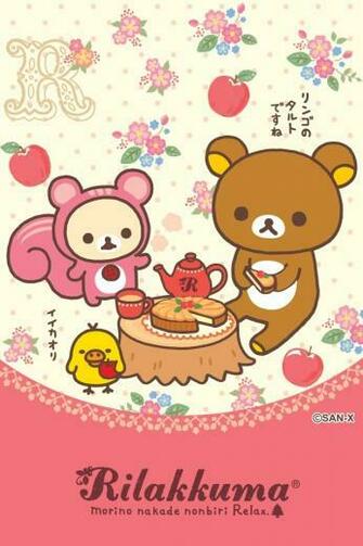 Rilakkuma iPhone Android Wallpaper Background