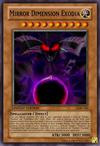 Mirror Dimension Exodia By Llortor