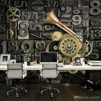 3d Retro Nostalgia Metal Gear Mechanical Industrial Style