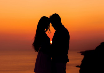 4k Mood Pair Sunset Couple Rare Gallery HD Wallpaper