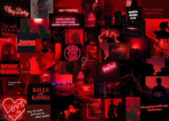 Red Aesthetic Laptop Wallpaper