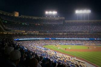 Dodgers Stadium At Night Los Angeles Dodger