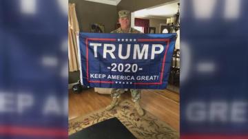 Trump Flag Burned And Left On Homeowner S Porch