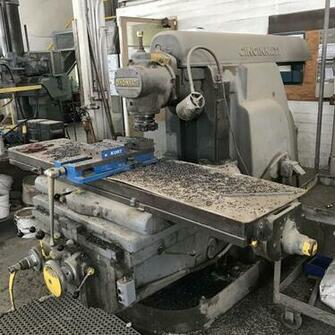 Grungy Machinist On Nice Big Old Cincinnati Horizontal